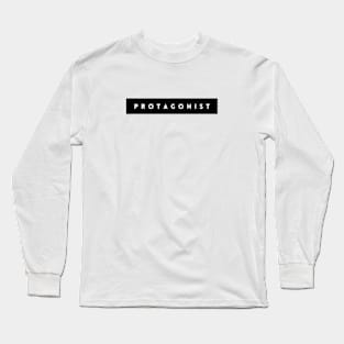 Protagonist text book design Long Sleeve T-Shirt